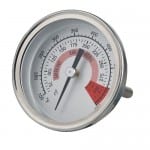 Barbecue Temperatuurmeter Bimetaal RVS